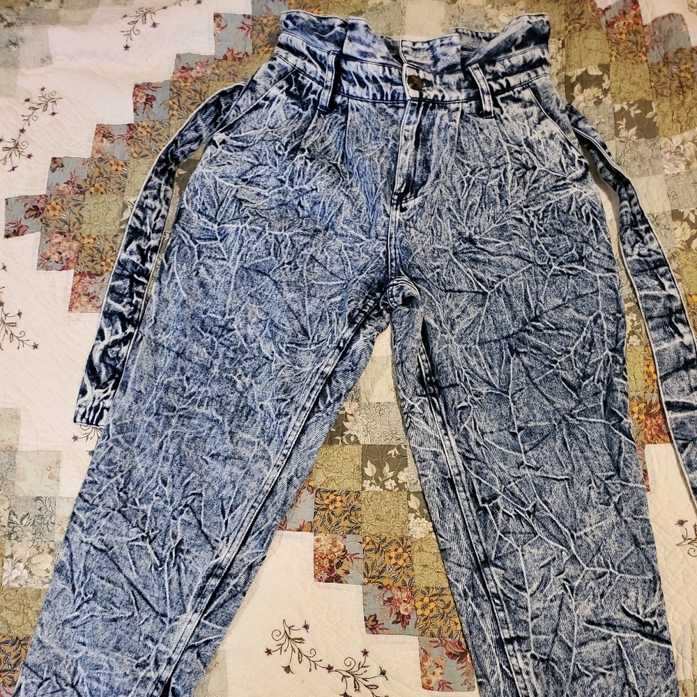 Who What Wear  High-Rise Paperbag Jeans